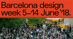 Desktop Screenshot of barcelonadesignweek.com